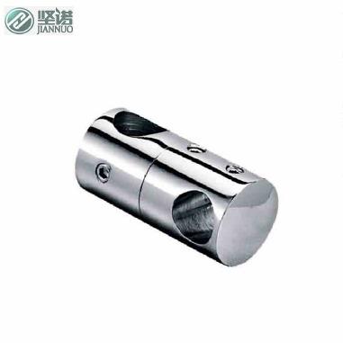 China Modern Stainless steel tube cross bar railing connector for pipe round crossbar holder for sale