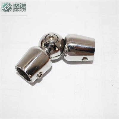 China Modern stainless steel fittings/ handrail connector handrails moveable connector for sale