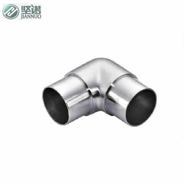 China Industrial Indoor stair railing balustrade tube connector stainless steel elbow for sale