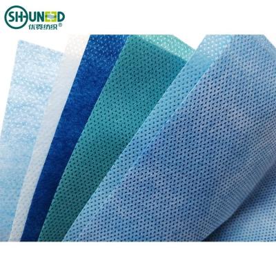 China Durable Super Soft Polypropylene Spunbond PP Nonwoven Fabric For Scrub Patient Suit Gown for sale