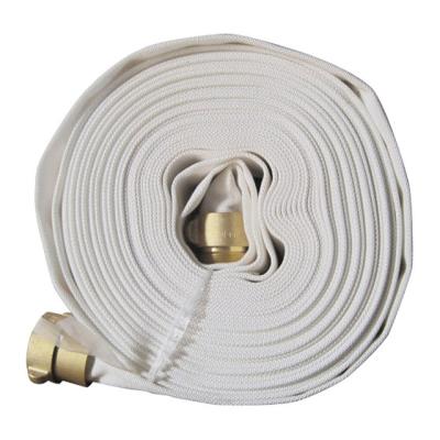 China 100% Polyester Yarn Double Jacket Fire Hose With NST Coupling for sale