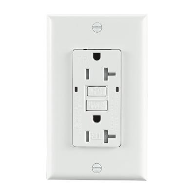 China Commercial GFCI wall outlet with self-test for sale