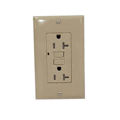 China Commercial GFCI wall outlet with self-test for sale