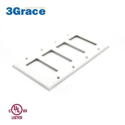 China Commercial 4 Strip Decorative/GFCI Plate for sale