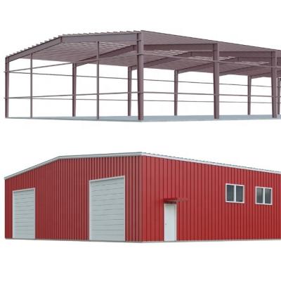 China Modern Design Good Low Cost Steel Structure Portable Factory Workshop Prefab Building Construction for sale