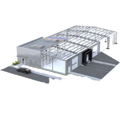 China High Quality And Fast Assembling Modern Steel Structure Prefab Workshop Build Construction for sale