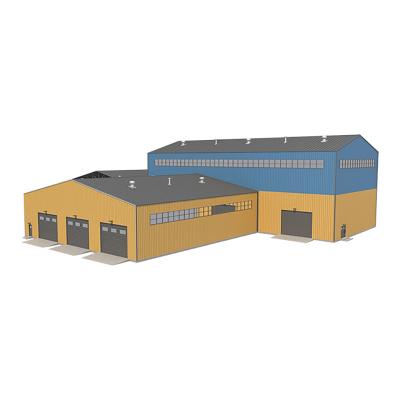 China Modern Cheap Price Free Design Household Self Storage Steel Building Prefab Steel Structure Warehouse for sale