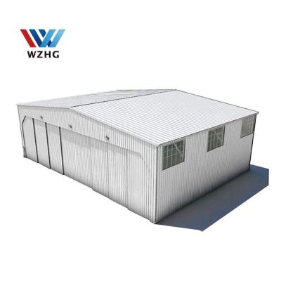 China Low Cost Modern Design Easy Assemble Prefab Steel Structure Building Mobile Warehouse Aircraft Hangar for sale