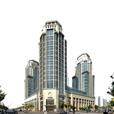 China Multidimensional Modern Prefab Steel Structure High Rise Hotel Building for sale