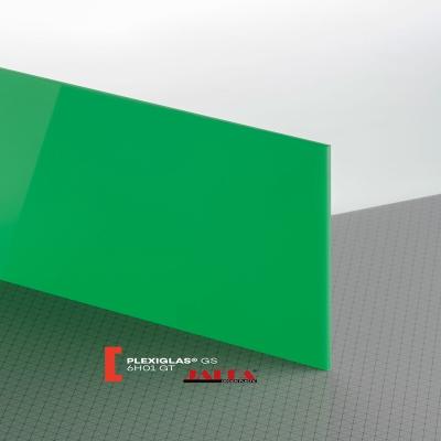 Chine Plaques de plexiglas vert acrylique pour une résistance UV supérieure à vendre