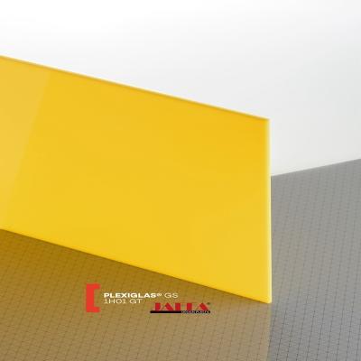 China Yellow Plexiglass Customized Acrylic Plexiglass Sheets for sale