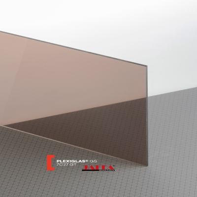 China Dark Plexiglass Gray Plexiglass UV Protected Transparent Acrylic Plexiglass Sheets for sale