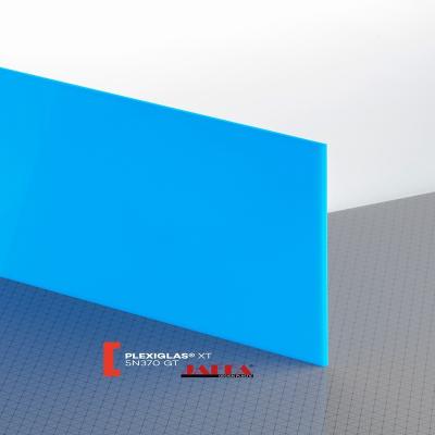 China Blue Acrylic Sheets Scratch Resistant Translucent Acrylic Sheets Cut To Custom for sale