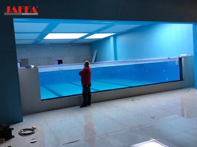 China Weathering Scratch Resistant Transparent Acrylic Products For Customizable Infinity Pool for sale