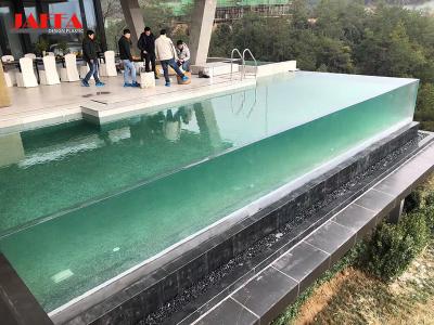 China Transparent Explosion Proof Infinity Pool Custom Acrylic Pool for sale