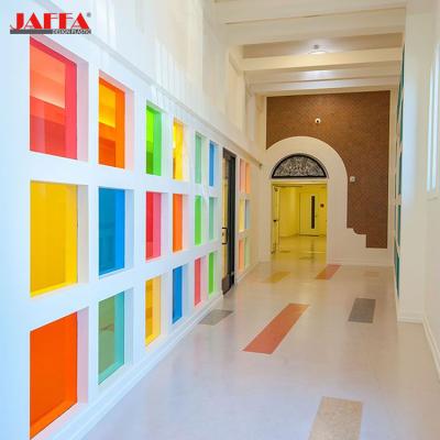 China Custom Size Plexiglass Sheets Wall Decoration Resin Glass Decorative Wall for sale