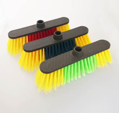 China Item No.0577R Home Indoor&outdoor Cleaning Soft Bristle Plastic Broom for sale