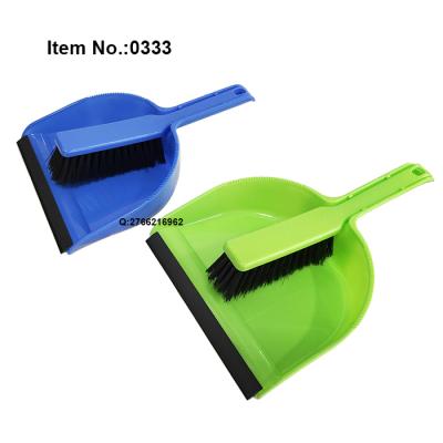 China HQ0333 Mini Soft Fiber Brush And Dustpan Set Portable Cleaning Tool Kit for sale