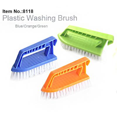 China Eco - Friendly Brush Fiber HQ8118 Laundry Products Plastic Scrub Brush Tough Hair for sale