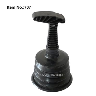 China HQ707 11.5cm Diameter Black Color PVC Home Sewer Plunger Drain Sustainable Toilet Type for sale