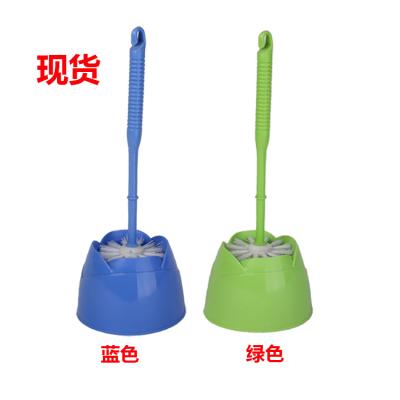 China Factory Wholesale HQ1877 Hair Color Toilet Brush And Plastic Holder Set for sale