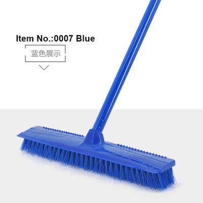 China HQ0007 19mm workable diameter with plastic iron handle squeezee floor brush for sale