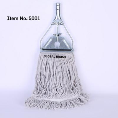 China HQ5001 Sustainable Stirrup Style With Long SS Handle Cotton Kentucky Broom for sale