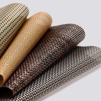 China Sustainable new custom multifunctional pvc coated mesh fabric polyester teslin fabric for sale