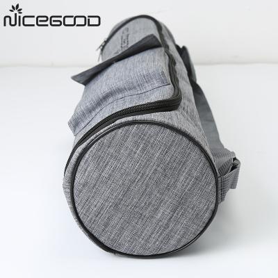 China Customize oxford polyester or cotton fabric yoga mat bag wholesale waterproof printed gym sports bags for sale