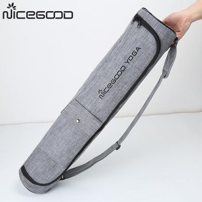 China Hot Selling Polyester Or Cotton Cross - Body Oxford Cloth Yoga Mat Holder Carrier Bag With Adjustable Strap for sale