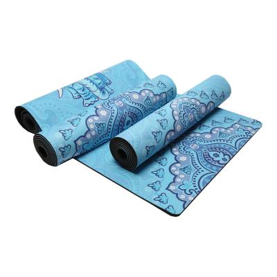 China Eco-Friendly SlipWear-Resistant Anti-Slip Exercise Weight Training Band Suede Eco-Friendly Yoga Mat for sale