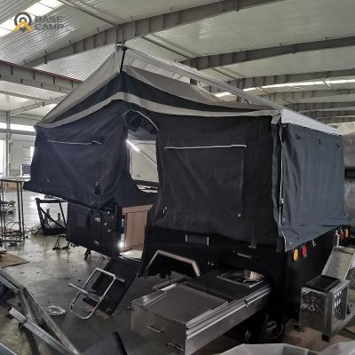 China Lightweight Mid Size RV Offroad Trailer Folding Camper Car Forward Home Travel Trailer for sale