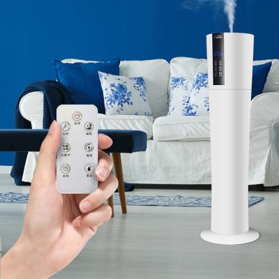 China RV 7L Large Humidifier Constant Humidity Lamp Ionizer Floor Stand Intelligent UV Humidifier Sucking Commercial Pump Humidifier for sale