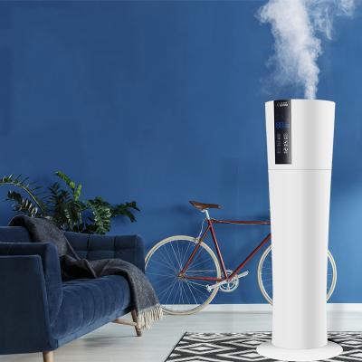 China RV 7L Large Capacity Floor Stand Humidifier Digital Control 25W Ultrasonic UV Light Industrial Humidifier Commercial Humidifier for sale