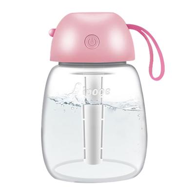 China Car portable water bottle cool mist humidifier, mini personal humidifier, 300ml mini usb humidifier for sale