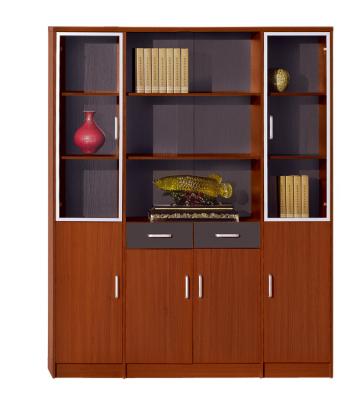 China Modern Red Cherry MDF Filing Cabinet Office Furniture Hotel Apartment Project Decoration for sale