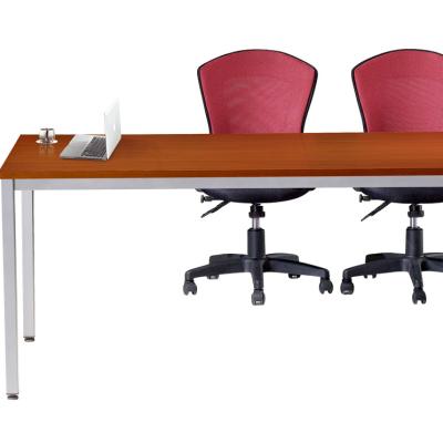 China Cherry Modern Red MDF Conference Meeting Table Office Furniture Hotel Apartment Project Decoration for sale