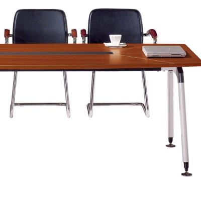 China Cherry Modern Red MDF Conference Meeting Table Office Furniture Hotel Apartment Project Decoration for sale