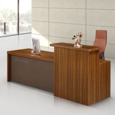 China Modern Furniture Small Medium Modern Reception Table Front Desk Counter for sale