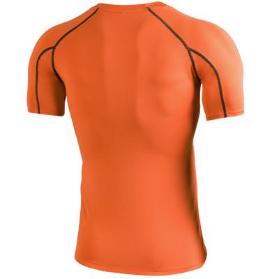 China 2021 spring summer quick-drying sports running stretch sleeve t-shirt short top for men for sale