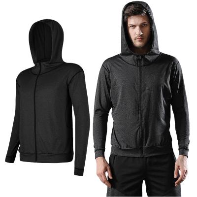 China Men's Autumn Spring Fitness Training Zipper Hoodie Quick-drying Breathable Casual Light Cation Series Sportswear for sale