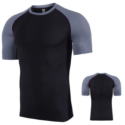 China Wholesale QUICK DRY 2021 Tight Quick Dry Sports Short Sleeve Sweat-absorbent and Breathable Fitness T-Shirt for sale