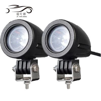 China Universal Fog Lamp High Power 2inch 10W Work Light 12V 24V Waterproof Led Flood Lamp Spot Beam For SUV ATV Trucks Offroad for sale