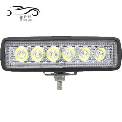 China Led Light Bar Lighting System Offroad Auto Auto Car Led Work Light Bar 6inch 18w Spot Flood Beam For Truck SUV Vehicles Driving Offroad Working Lamp for sale