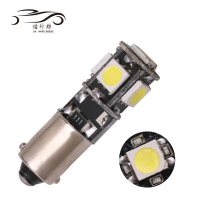 China 5SMD Led Bulb 5050 Error Free Lighting System BA9S Auto Lamp Tail Reverse Backup Light BA9S 5050 5SMD for sale