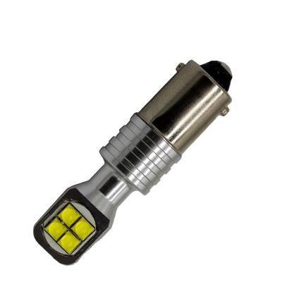 China BA9S 2525 Car Indicator Light Bulb 8SMD Led Lamp Interior Turn Signal 2525 8smd Corner Reverse Auto Reading Dome Lamps DC 12V Universal for sale