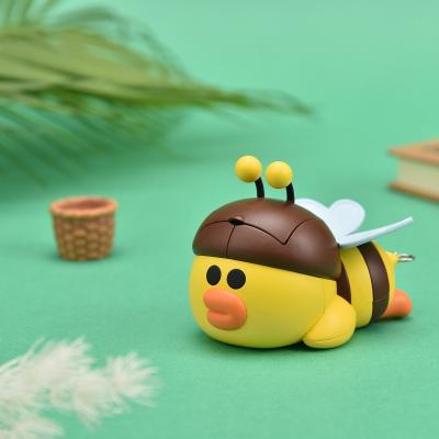 China ABS PP 3d Promotion ABS PP Bee Shaped Key Chain Outlet For Line Friends for sale