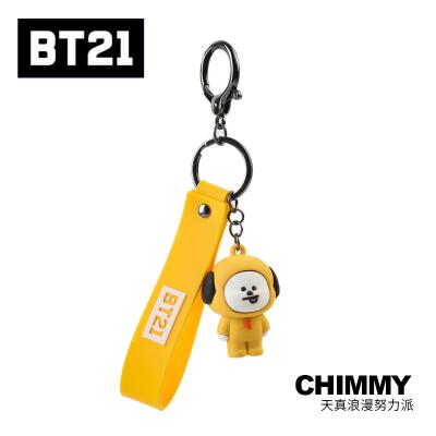 China NEW KPOP Bangtan RM JIMIN JIN PVC J-HOPE JUNG KOOK SUGA V Boys bt21Keychains PVC Alloy Keychain Alloy for sale