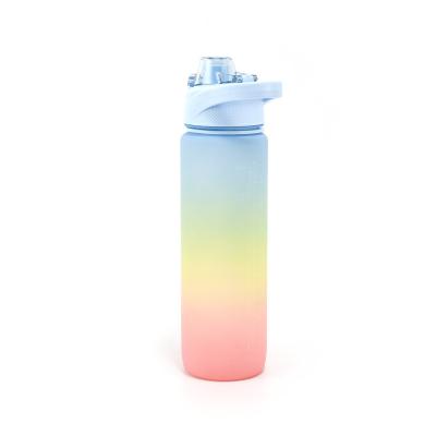 China 1000ml 1L Cup Sports Large Capacity Viable Sustainable Plastic Water Bottle for sale