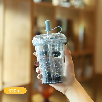 China Newcomer BPA Free Minimalist 320ml Straw Wheat Cup for sale